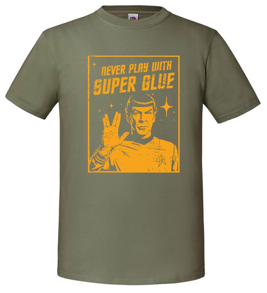 Never Play With Super Glue Mr Spock, T-shirt, Koszulka - obrazek 5
