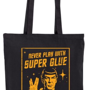 Never Play With Super Glue Mr Spock, Torba, shopper, eko