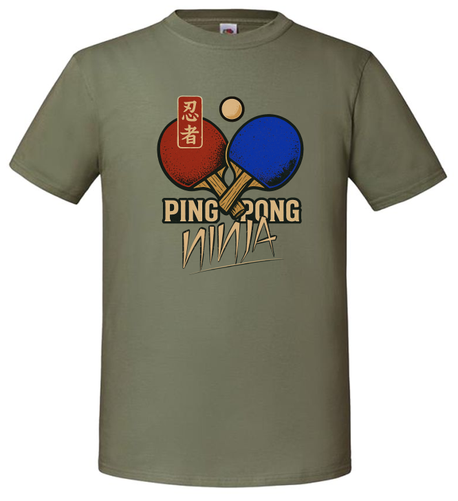 Ping Pong PingPong Ninja, Paletki, Koszulka, T-shirt - obrazek 4