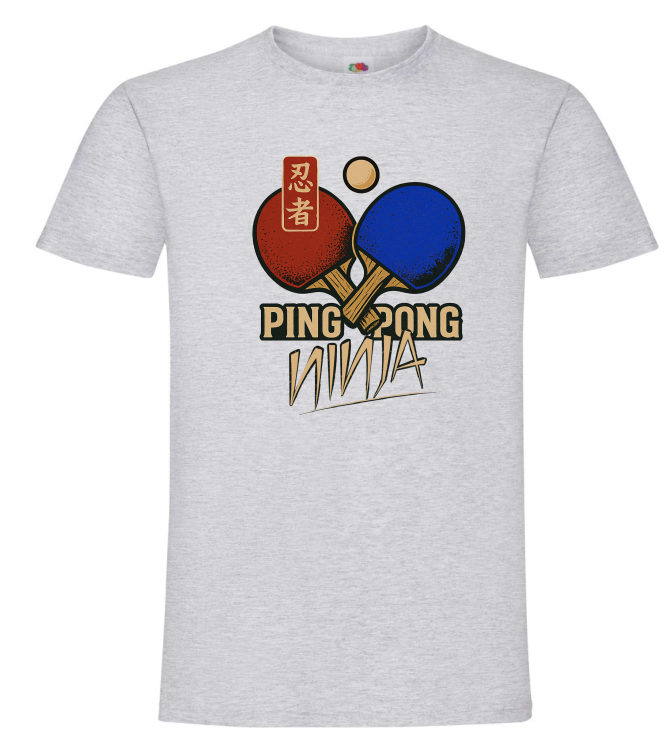 Ping Pong PingPong Ninja, Paletki, Koszulka, T-shirt - obrazek 6