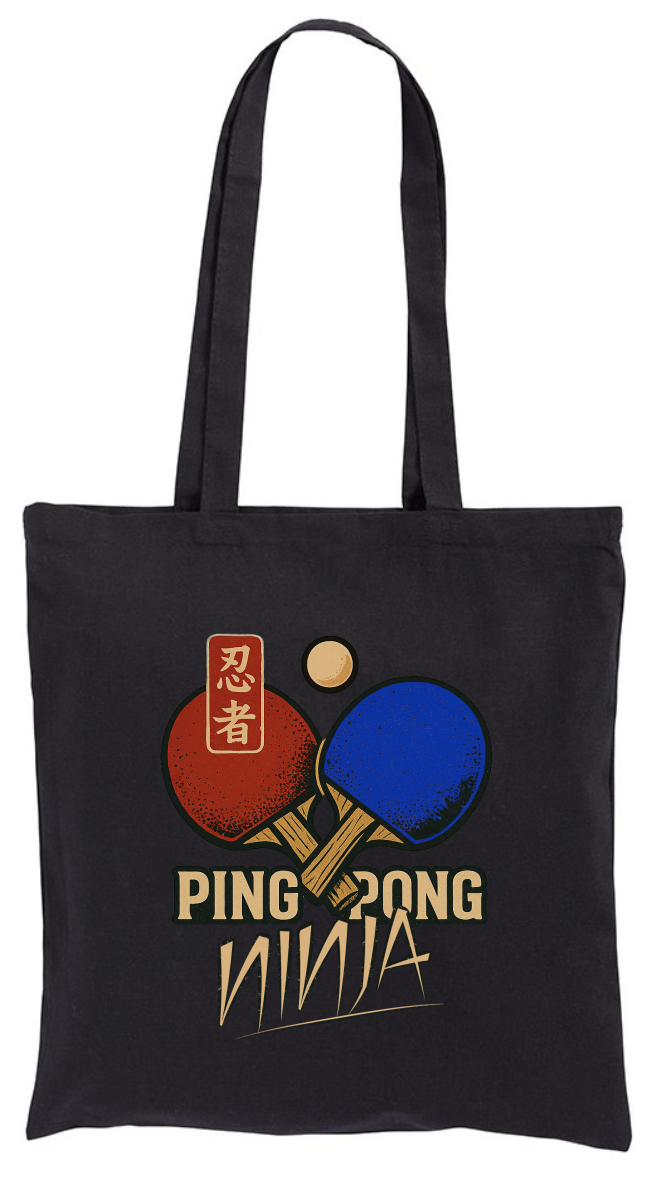 Ping Pong PingPong Ninja, Paletki, torba, shopper, eko
