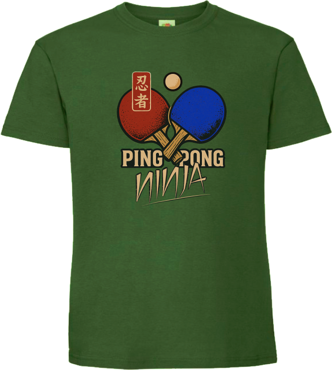 Ping Pong PingPong Ninja, Paletki, Koszulka, T-shirt - obrazek 7