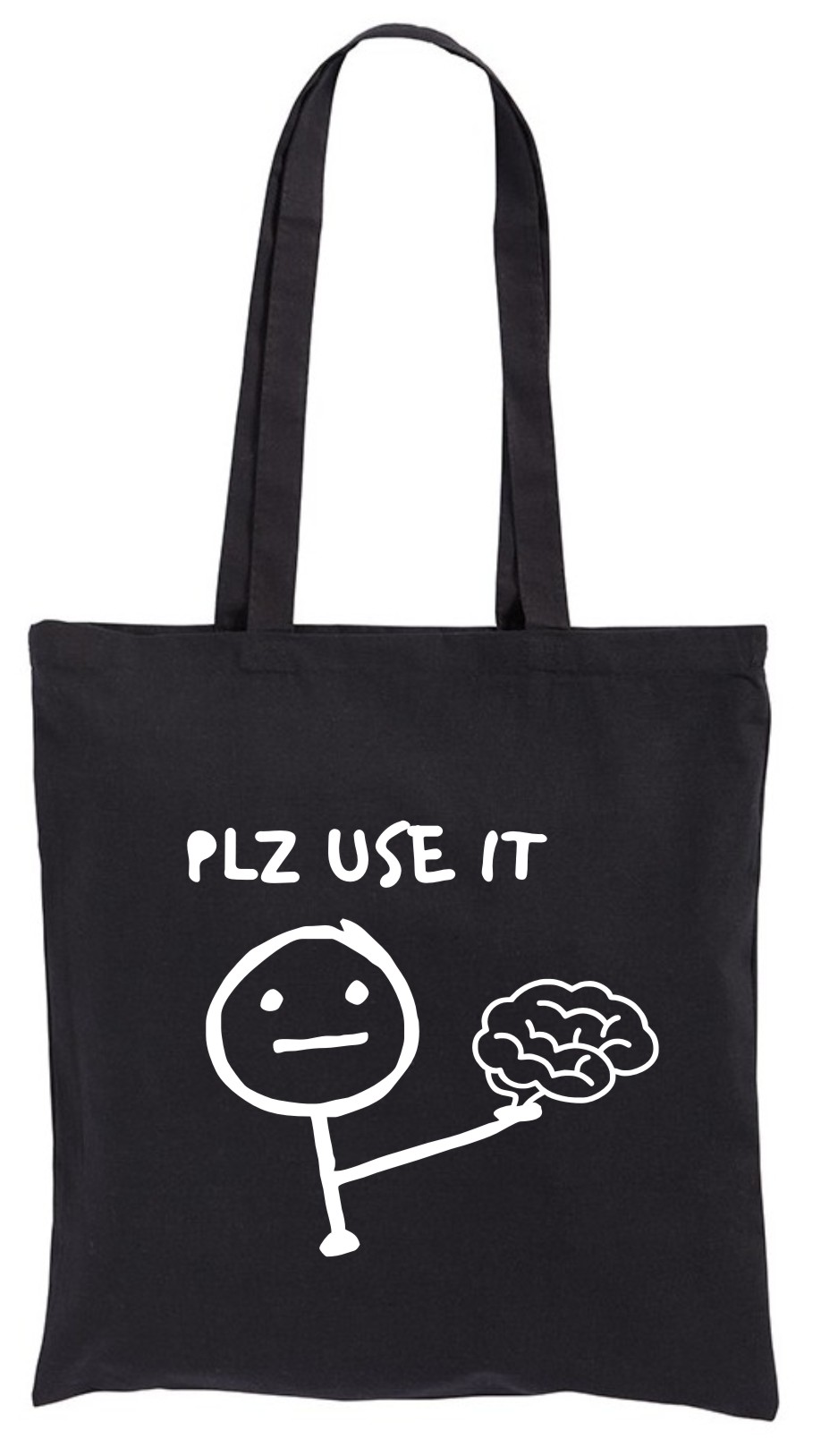 PLZ Use It, Please, Proszę Użyj Mózgu, Mózg, torba, shopper, eko