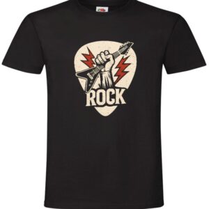 Koszulka Rock, RnR, rock and roll, Gitara, Kostka, Muzyczna , T-shirt