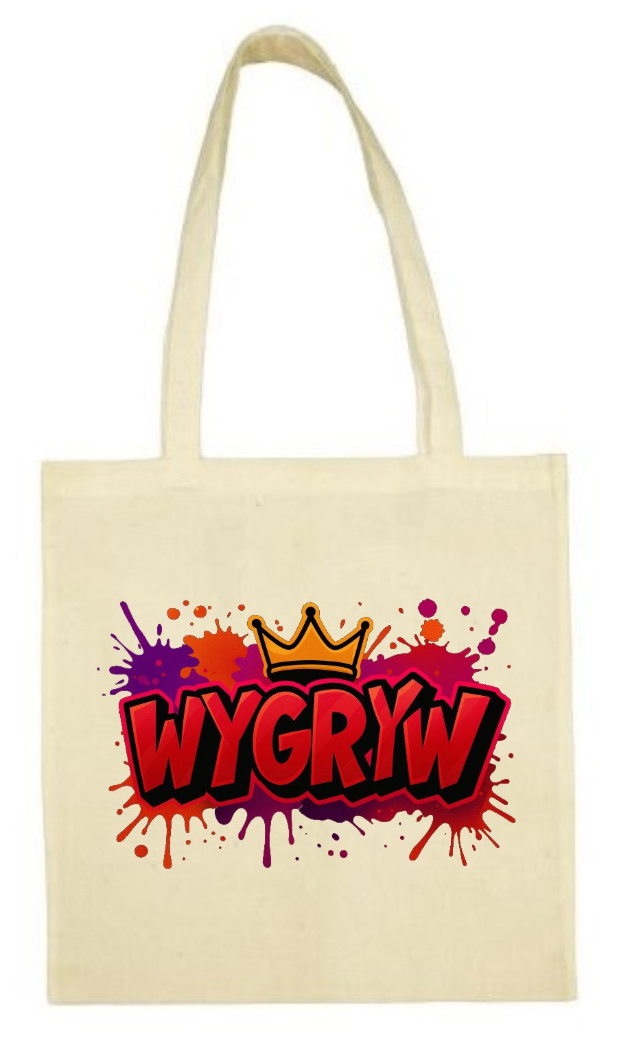Wygryw, Mistrz, Wygrany, Król, nie Przegryw, torba, shopper, eko - obrazek 2