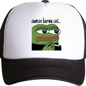 Zawsze Kurwa Coś, Problem, czapka z daszkiem trucker