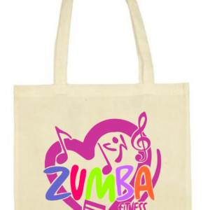 Zumba Fitness, Sport, Siłownia, Muzyka, torba, shopper, eko - Ecru