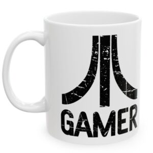 Gamer, Retro Gry, Gra, Konsola, kubek