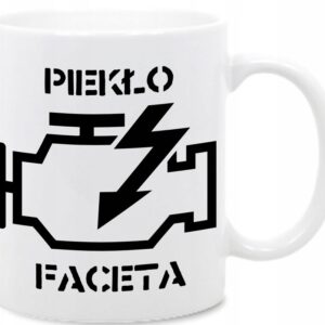 Piekło Faceta, Mężczyzn, Check Engine, kubek