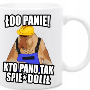 Nosacz Budowlaniec, Budowa Janusz, kubek