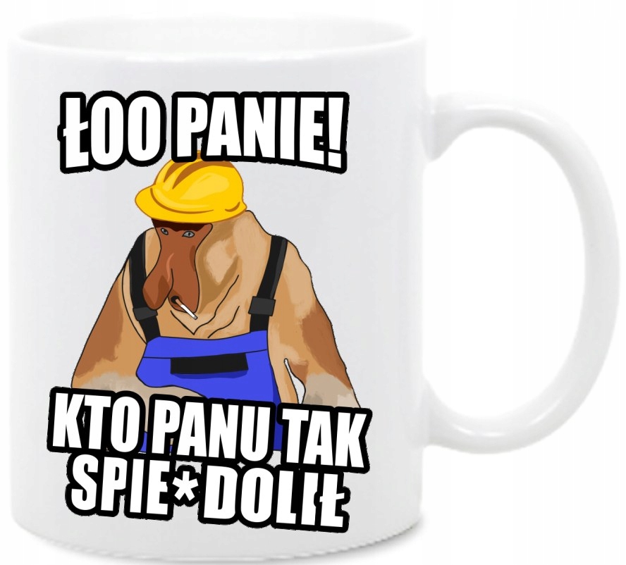 Nosacz Budowlaniec, Budowa Janusz, kubek