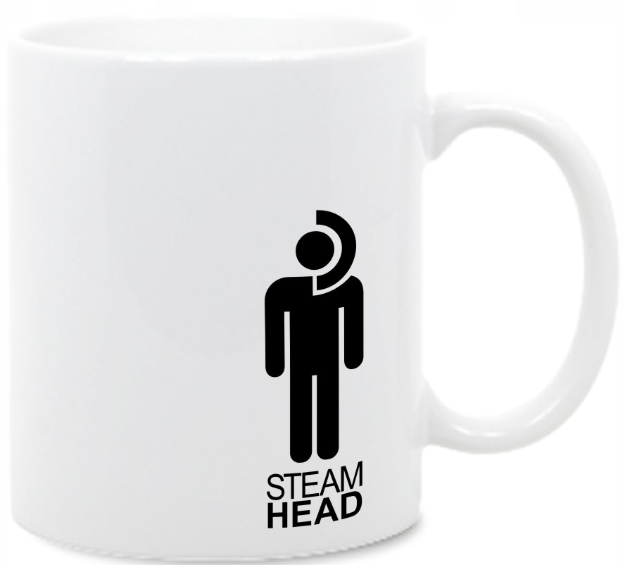 Steam Head, Deck, PC, Gry, Gamer, kubek
