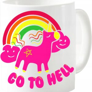 Jednorożec Unicorn, Go To Hell, piekło, kubek