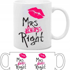 Mrs Mr always right, Kubek