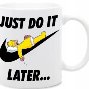 Just do It Later Homer, kubek