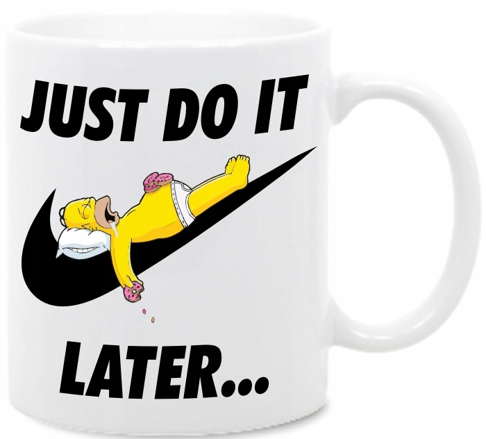 Just do It Later Homer, kubek