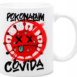 Pokonałam Covida, Koronawirus 19, Kubek