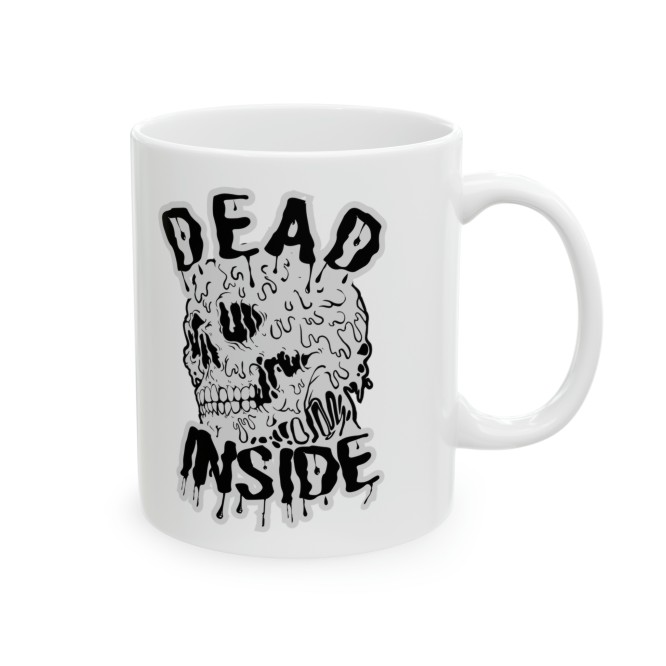 Dead Inside, Martwy w środku, Czaszka, Kubek