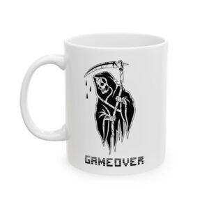 Ponury Żniwiarz, Śmierć, Game Over, Halloween, Kubek