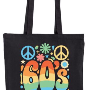 Flower Power 60’s – torba bawełniana retro hippie