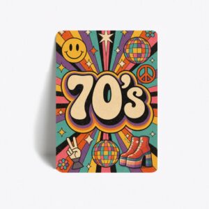MAgnes 70's – na lodówkę 50 × 70 mm z efektem UV 3D