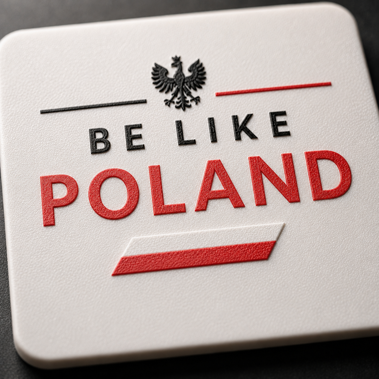 magnes be like poland efekt 3d druk strukturalny