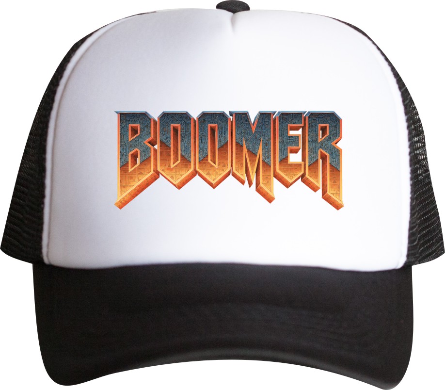 Czapka gracza DOOM Boomer Shooter – retro