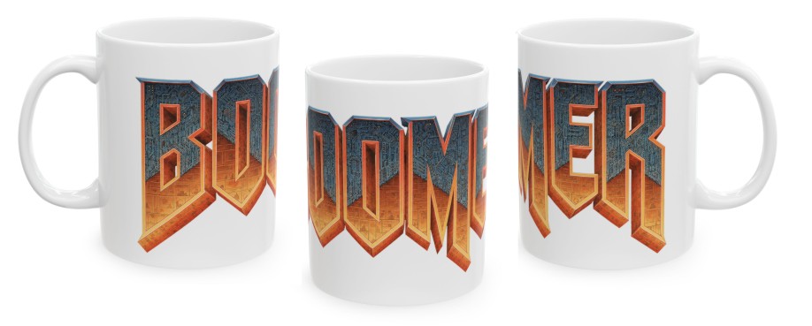 Kubek Boomer Shooter Doom