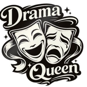 naklejka drama queen uv 3d wypukła