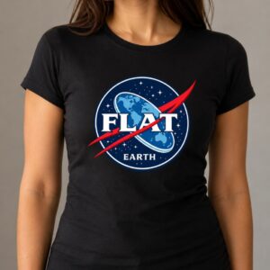 Koszulka Flat Earth Kosmiczna koszulka