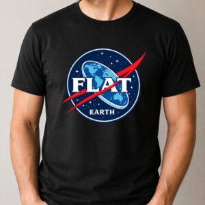 Koszulka flat earth