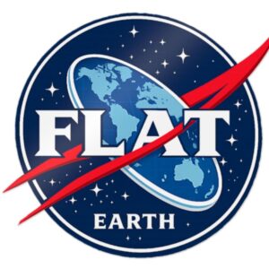 naklejka Flat Earth Kosmiczna płaska ziemia