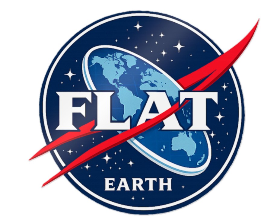 naklejka Flat Earth Kosmiczna płaska ziemia
