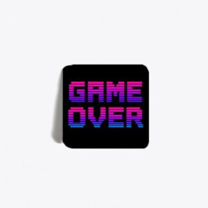 Game Over Neon Arcade 80s – magnes z efektem UV 3D