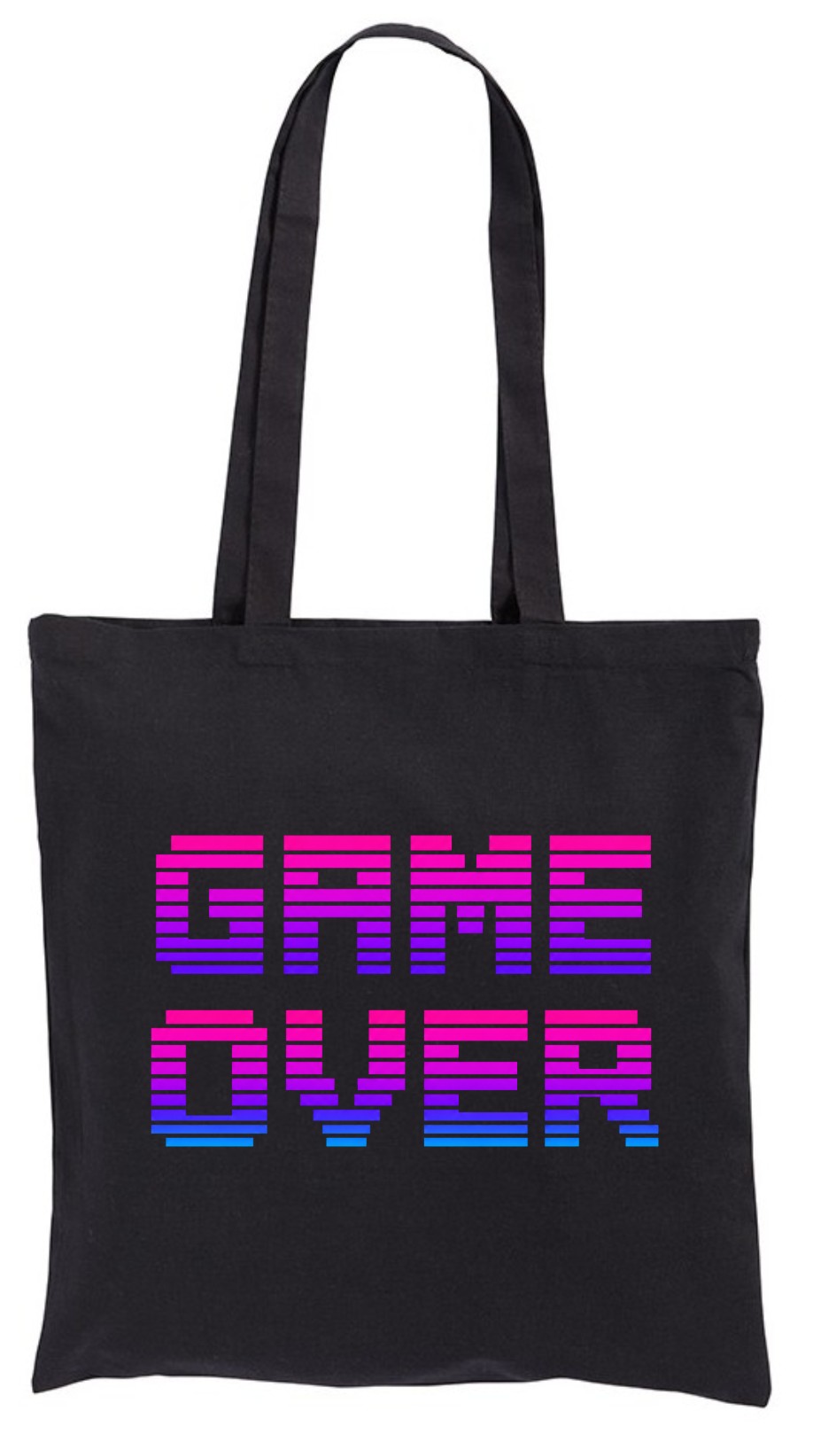 Game Over Neon Arcade 80s – torba bawełniana dla gracza