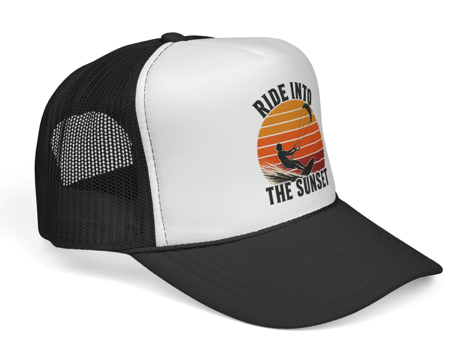 Ride Into the Sunset – czapka kitesurfing trucker - obrazek 2
