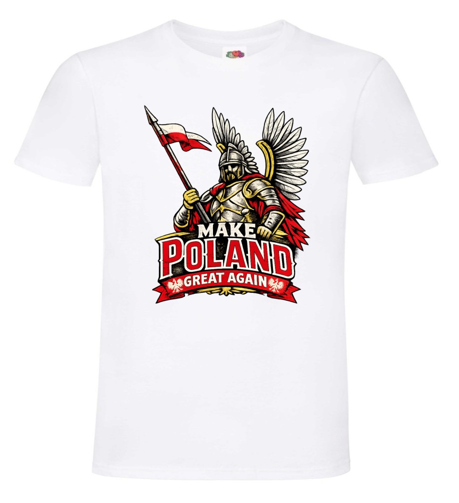 Make Poland Great Again – koszulka z husarzem - obrazek 3