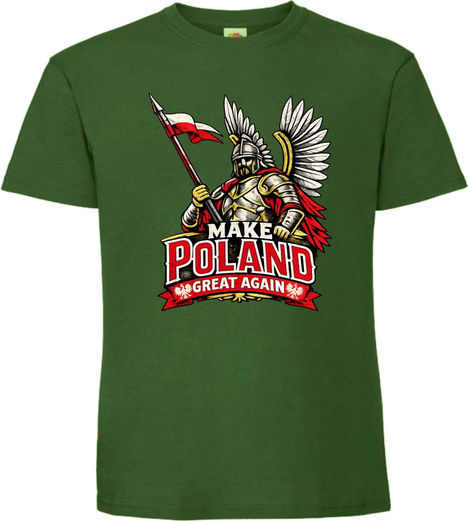 Make Poland Great Again – koszulka z husarzem - obrazek 7