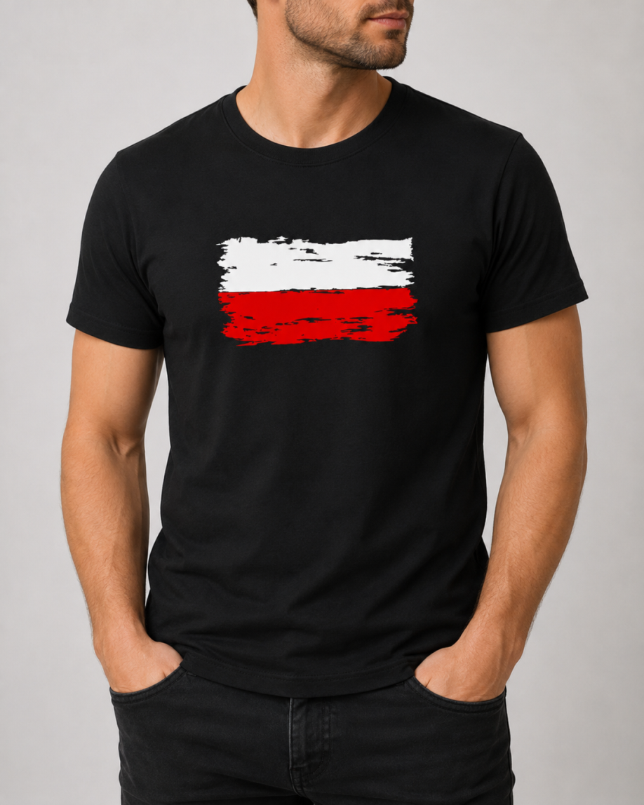 Polska Flaga Distressed