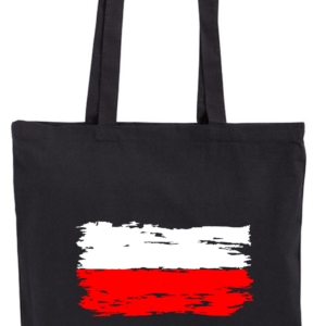 Polska Flaga Distressed – torba bawełniana z przetartym motywem