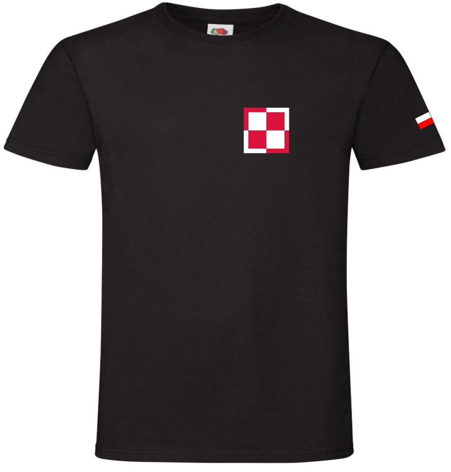 Polska Szachownica Wojskowa – męska koszulka patriotyczna - obrazek 2