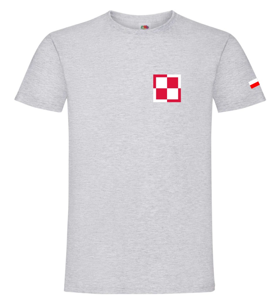 Polska Szachownica Wojskowa – męska koszulka patriotyczna - obrazek 4