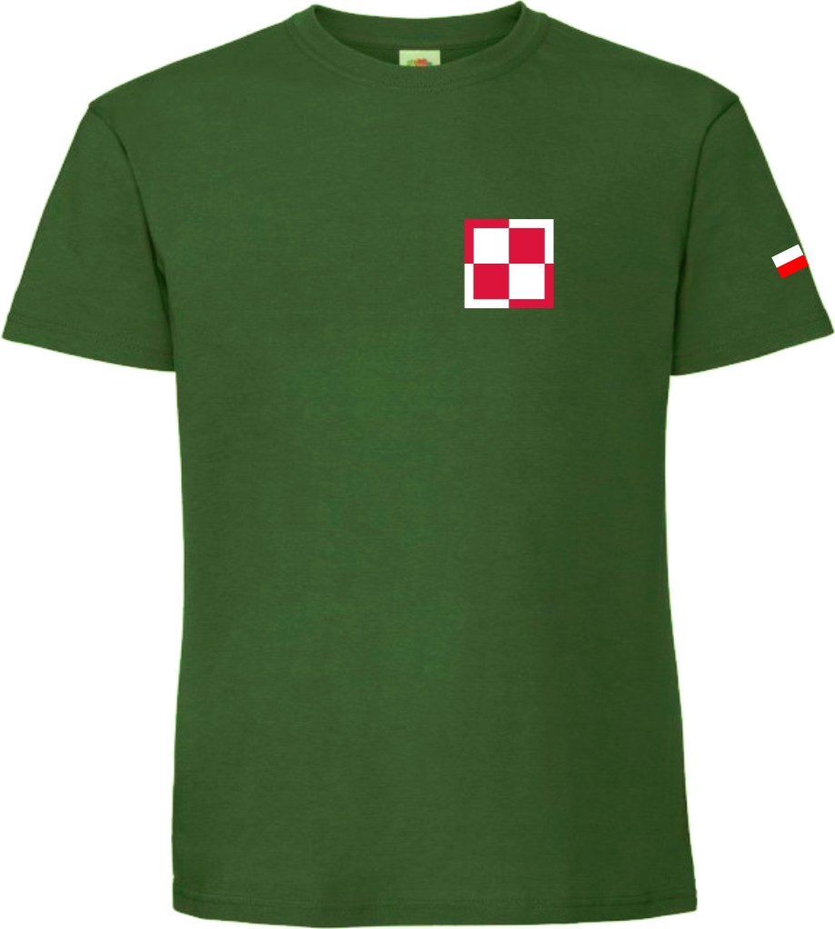 Polska Szachownica Wojskowa – męska koszulka patriotyczna - obrazek 5