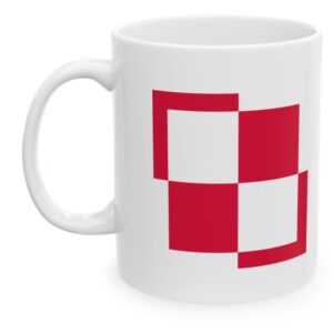 Polska Szachownica Wojskowa – kubek patriotyczny 330 ml