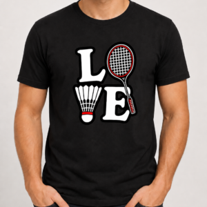 Koszulka LOVE Badminton