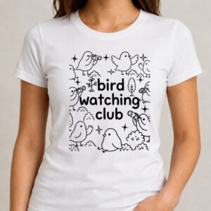 Bird Watching Club – damska koszulka