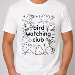 Bird Watching Club – męska koszulka