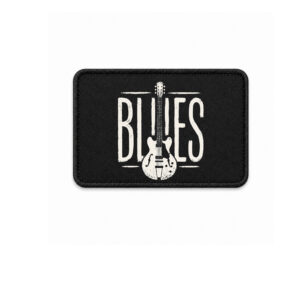 naszywka Blues w Duszy – z gitarą dla fana bluesa