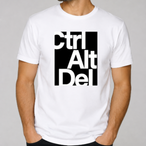 koszulka Ctrl Alt Del dla informatyka i programisty