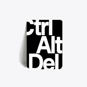 magnes Ctrl Alt Del dla informatyka i programisty